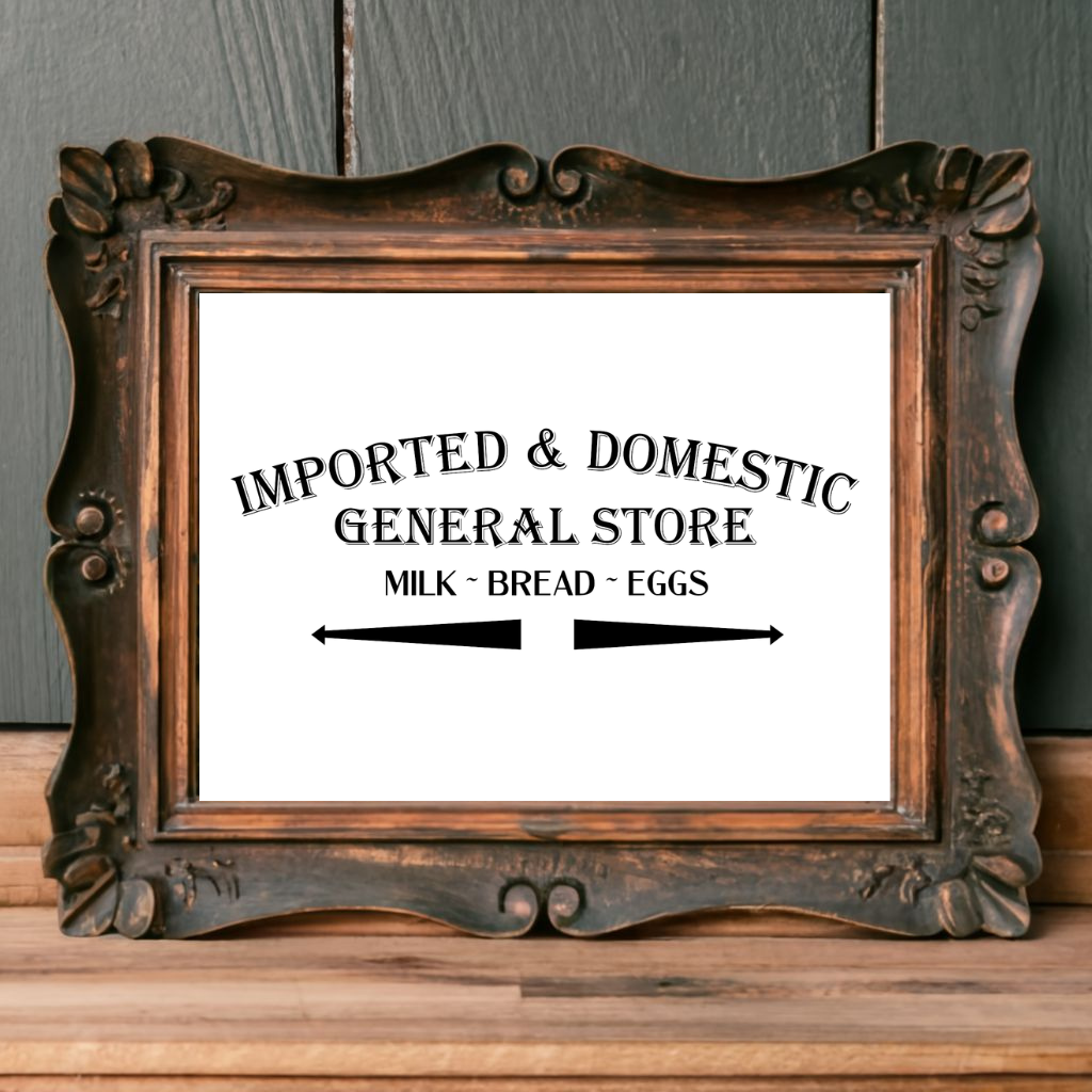 Farmhouse Kitchen General store Instant PNG JPEG digital download Printable Graphic