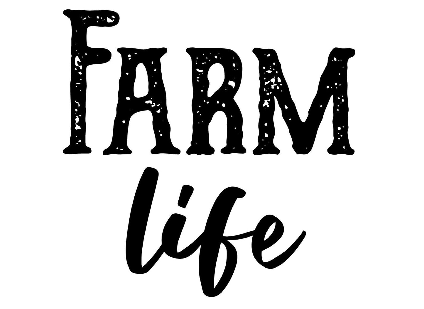 Rustic Farm Life Image - Printable PNG JPEG Download