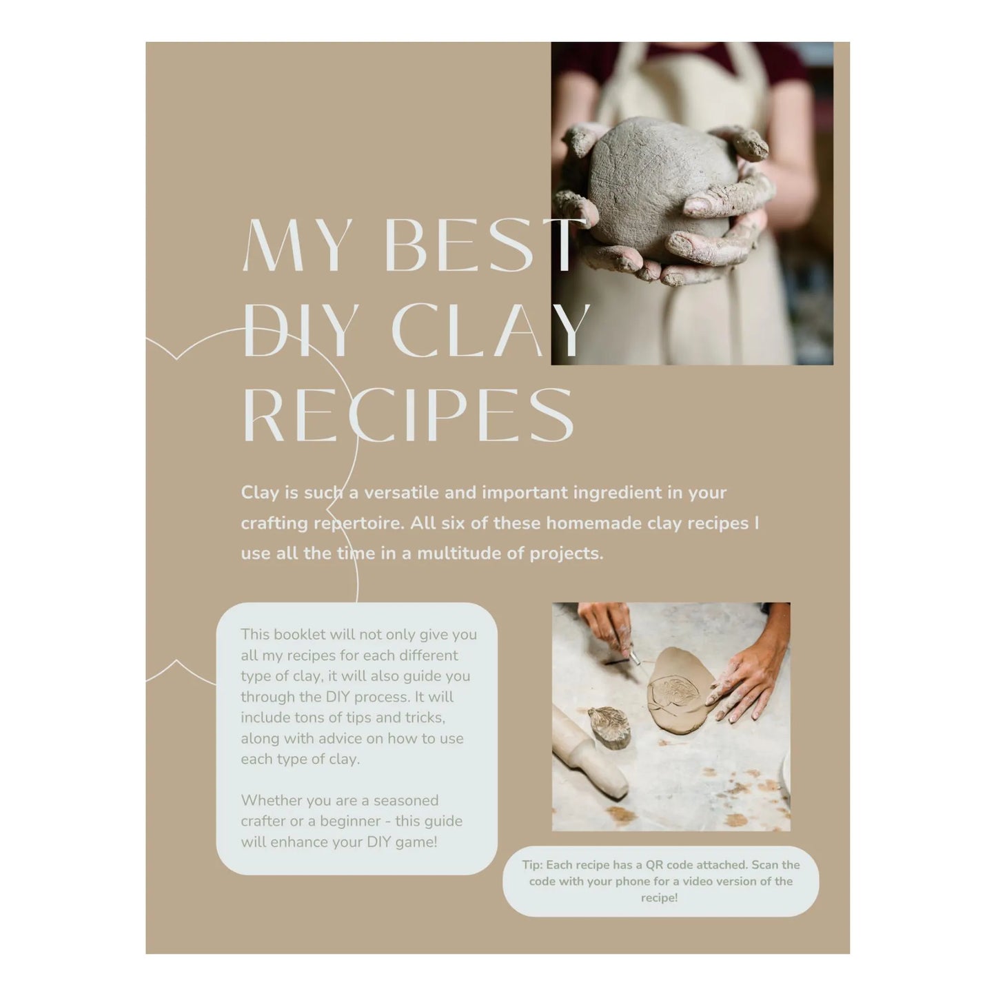6 Must-Try Homemade Clay Recipes: Easy DIY Ebook for Stunning Clay Creations! Instant Digital Download