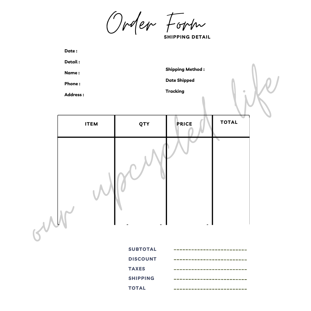 Craft Show Organizer / Checklist, Sales Tracker, Receipts / Instant Download Booklet