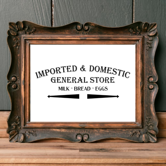 Farmhouse Kitchen General store  Instant PNG JPEG digital download Printable Graphic