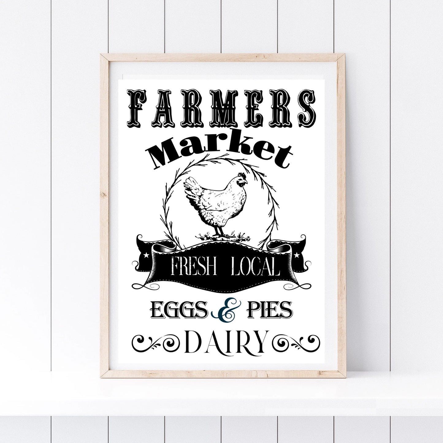 Farmhouse kitchen Farmers Market Instant digital download PNG JPEG SVG