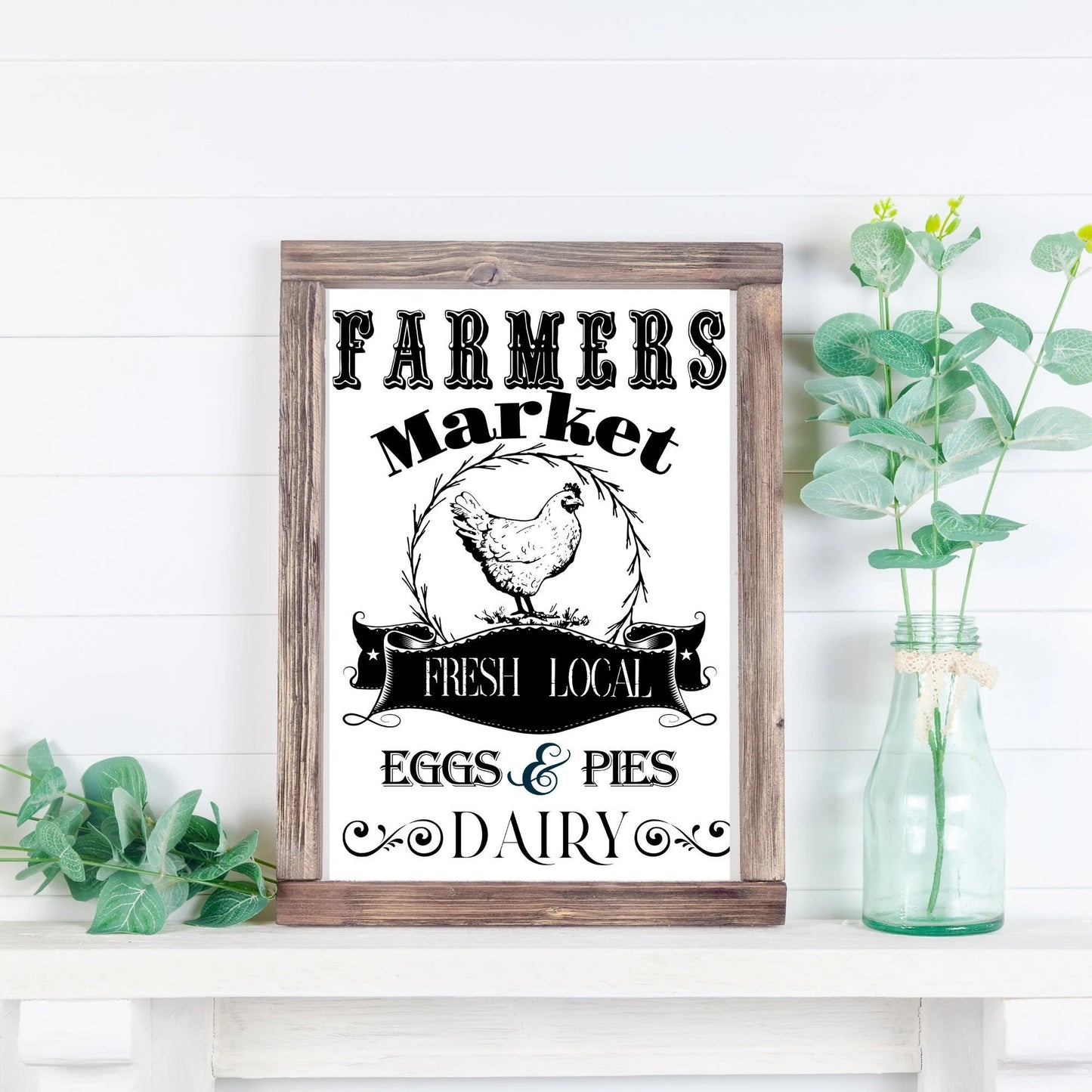 Farmhouse kitchen Farmers Market Instant digital download PNG JPEG SVG