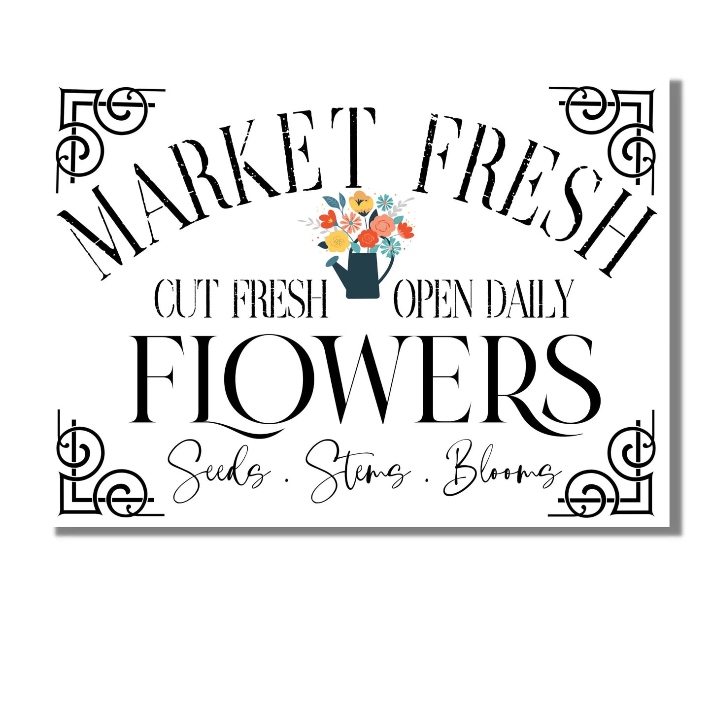 Fresh Flower Market PNG JPEG SVG Instant digital download Printable Graphic