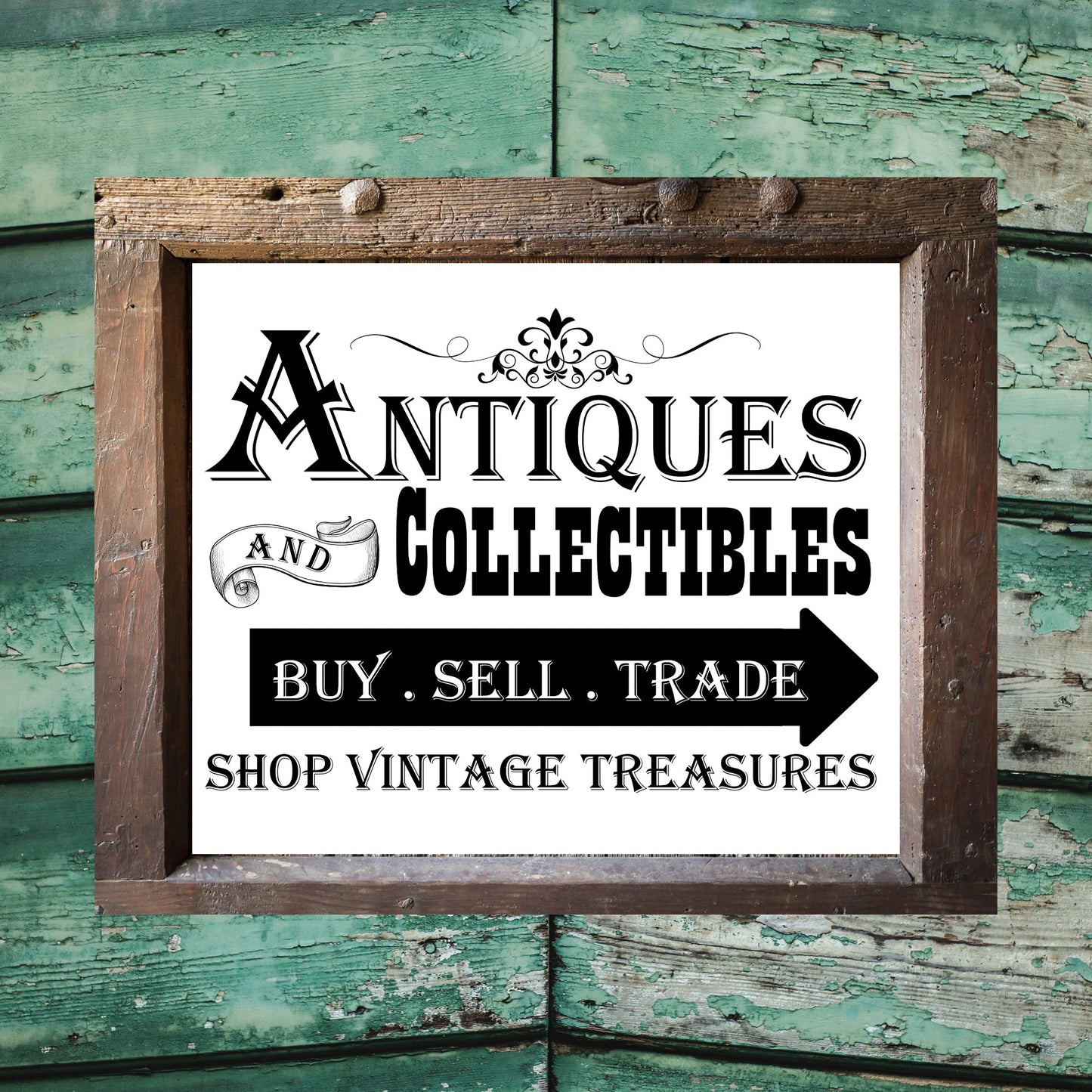 Vintage Antiques Treasures Instant digital download Graphic Farmhouse PNG SVG JPEG