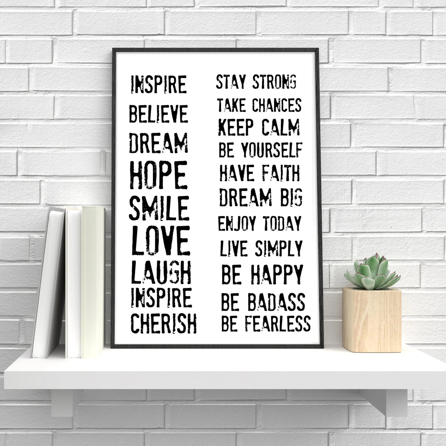 Inspirational Words Graphic Instant digital download PNG JPEG SVG