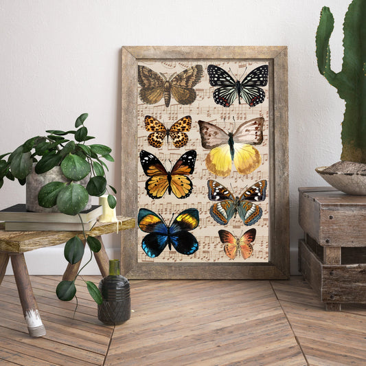 Ephemera Junk Journal Butterflies Instant digital download Graphic PNG JPEG