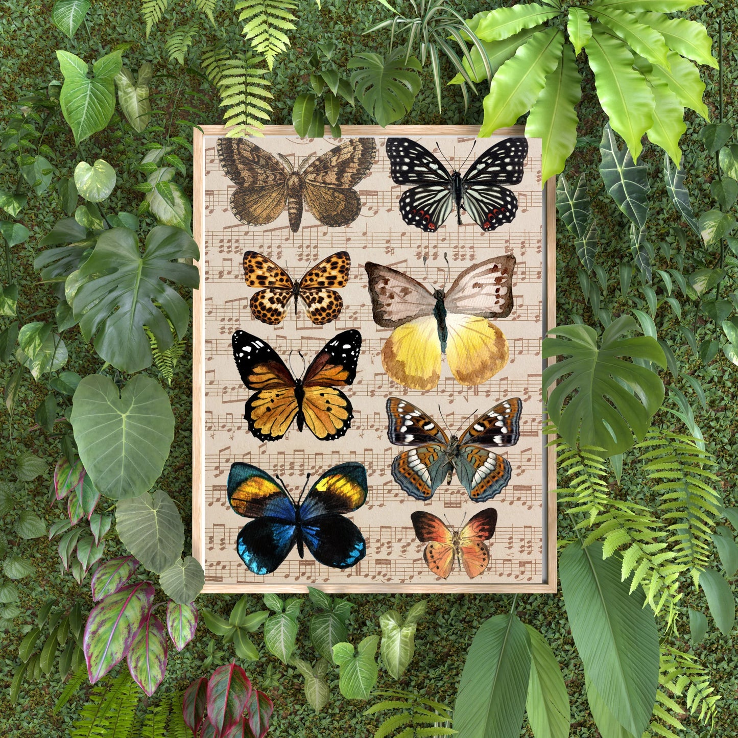 Ephemera Junk Journal Butterflies Instant digital download Graphic PNG JPEG