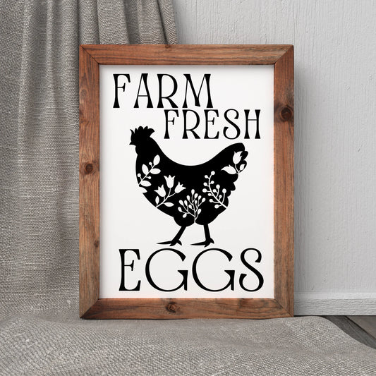 Farm Fresh Chicken Eggs Instant digital download Graphic PNG SVG JPEG