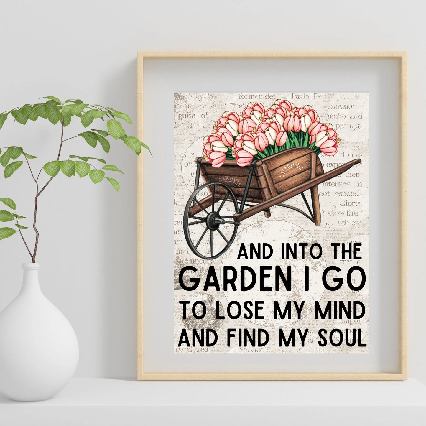 Into the Garden I Go Instant digital download Graphic PNG JPEG SVG