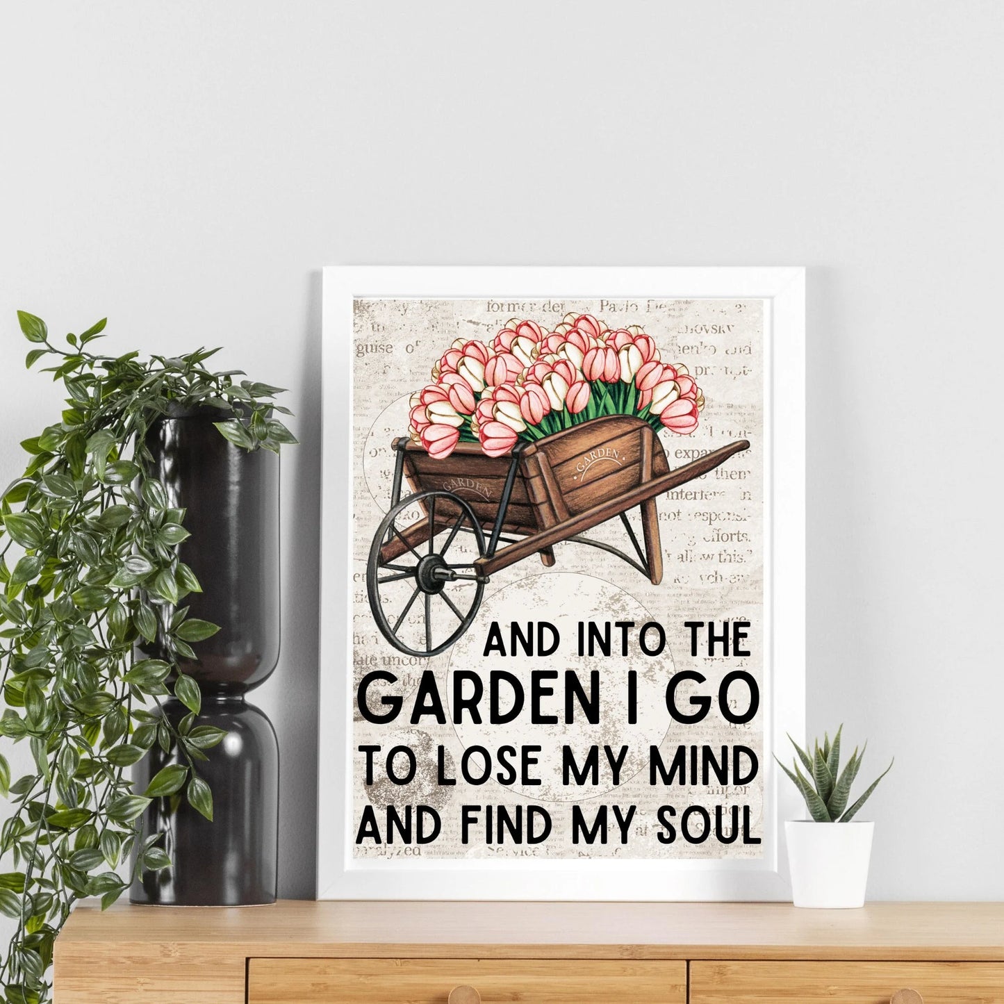 Into the Garden I Go Instant digital download Graphic PNG JPEG SVG