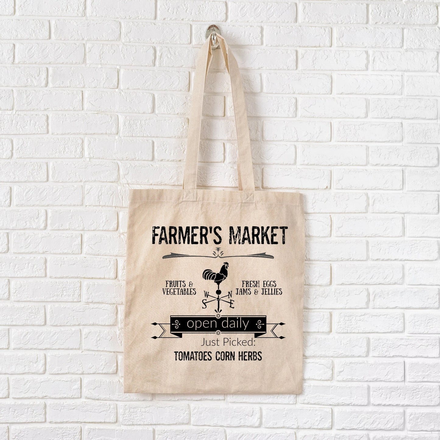 Farmhouse Farmer's Market Printable Graphic Instant PNG JPEG digital download