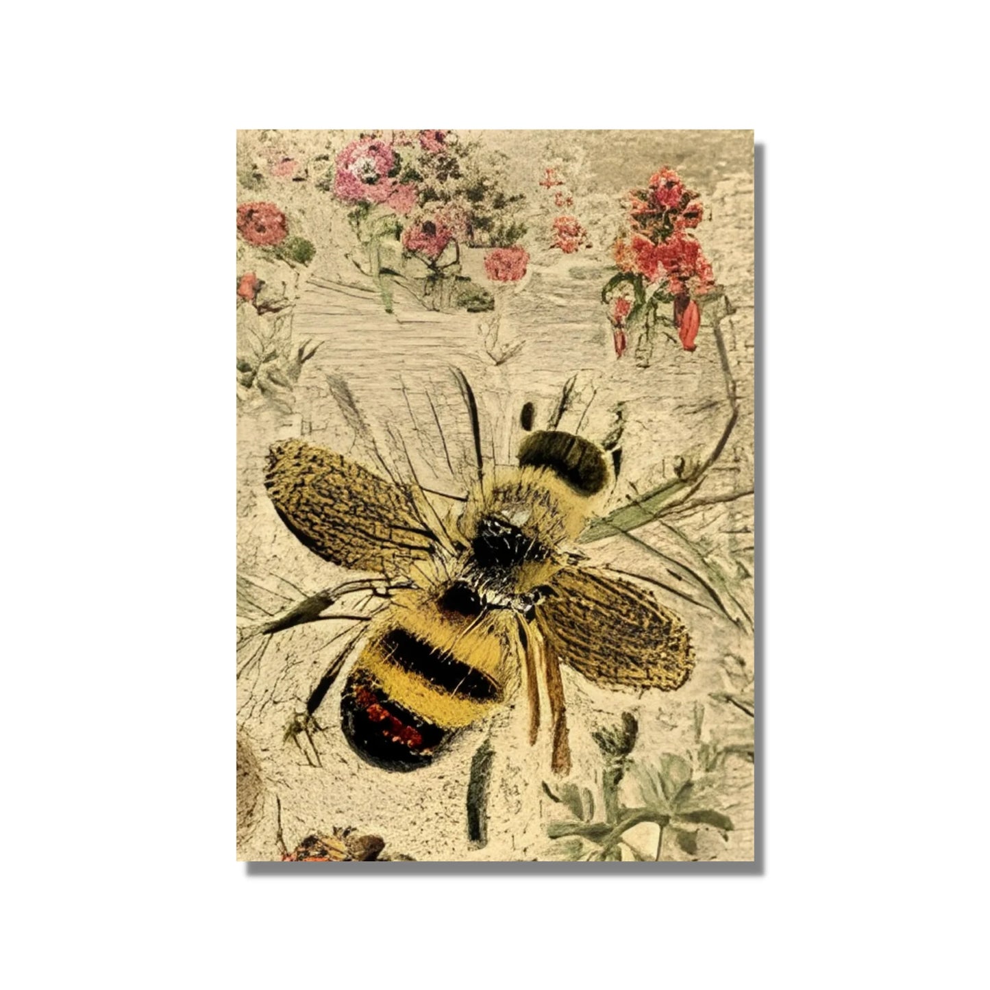 Vintage Ephemera Bee Instant Digital Download PNG SVG JPEG Graphic