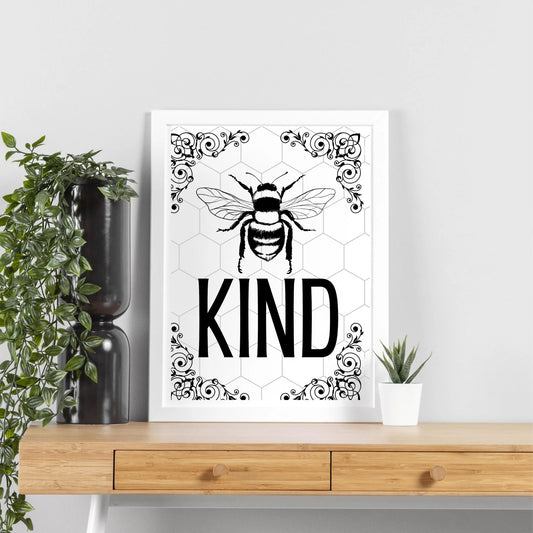 Bee Kind Instant digital download of PNG JPEG SVG