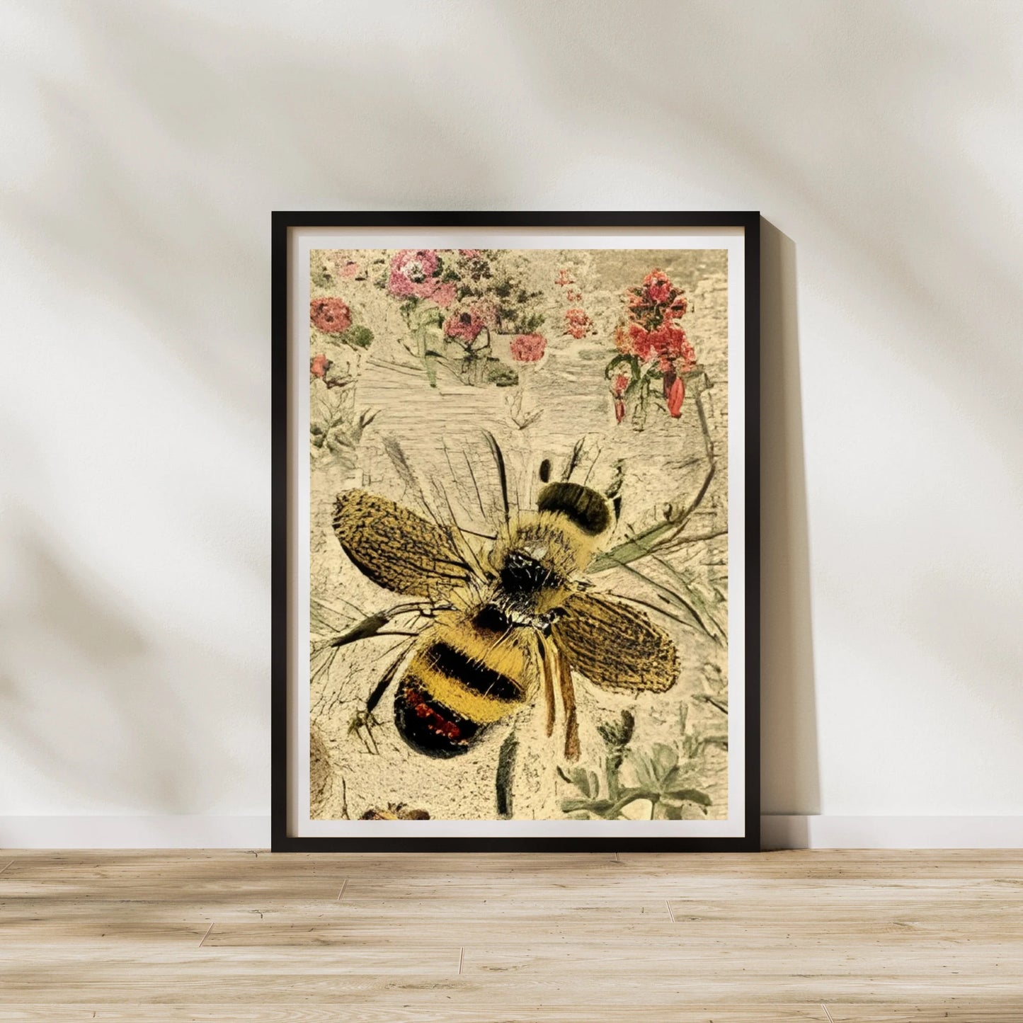 Vintage Ephemera Bee Instant Digital Download PNG SVG JPEG Graphic