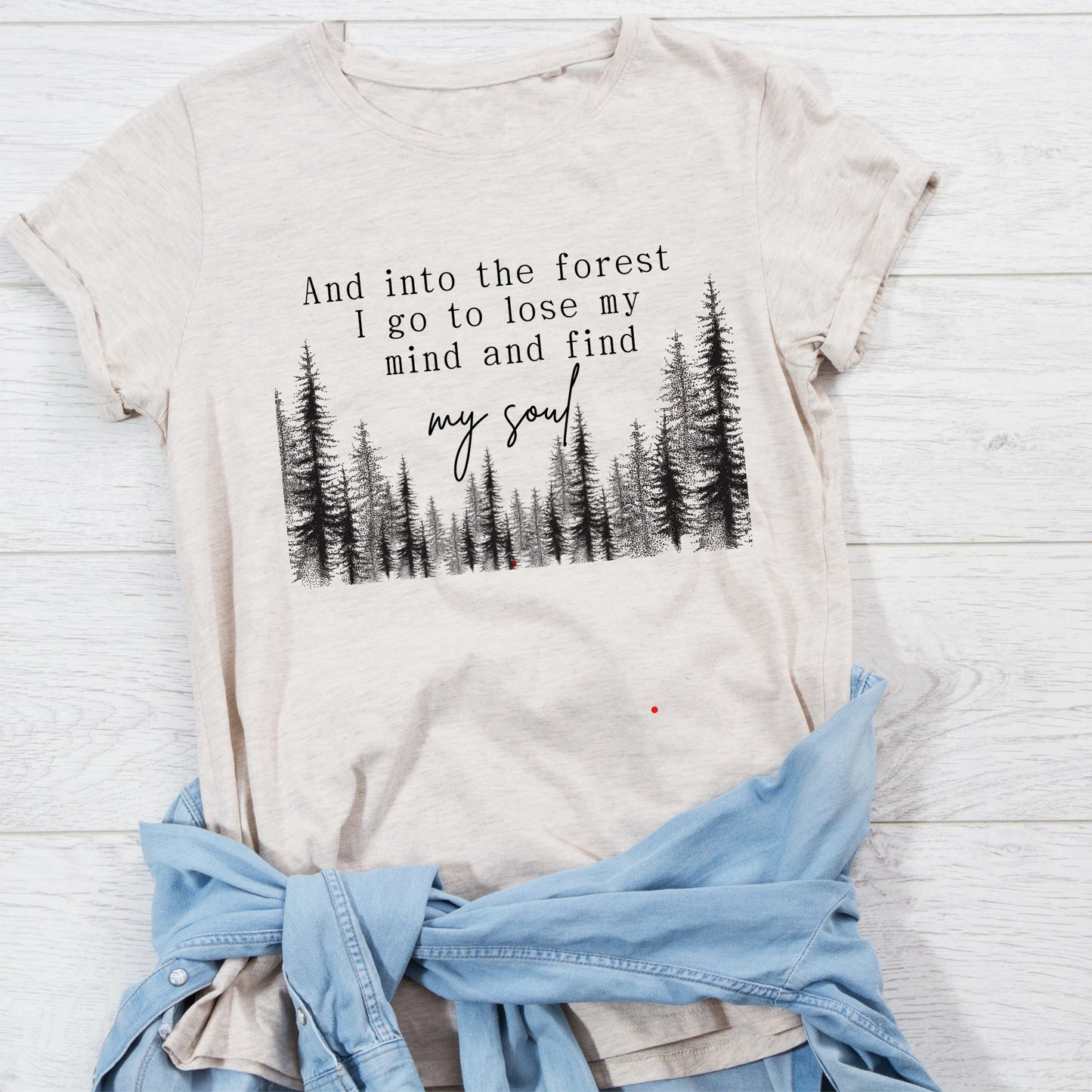 Into the Forest Find my Soul Instant Digital Download PNG SVG JPEG Graphic