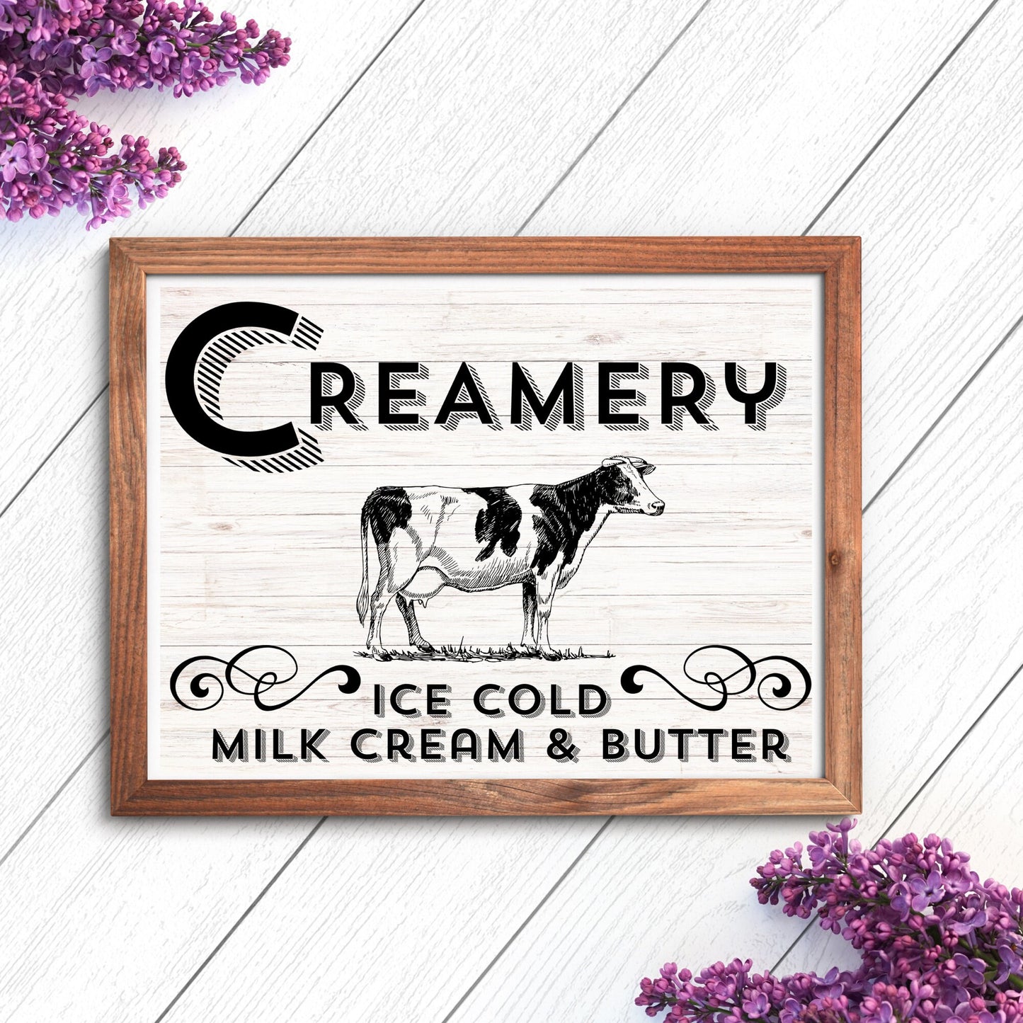 Farmhouse Milk Butter Creamery Instant Digital Download PNG SVG JPEG