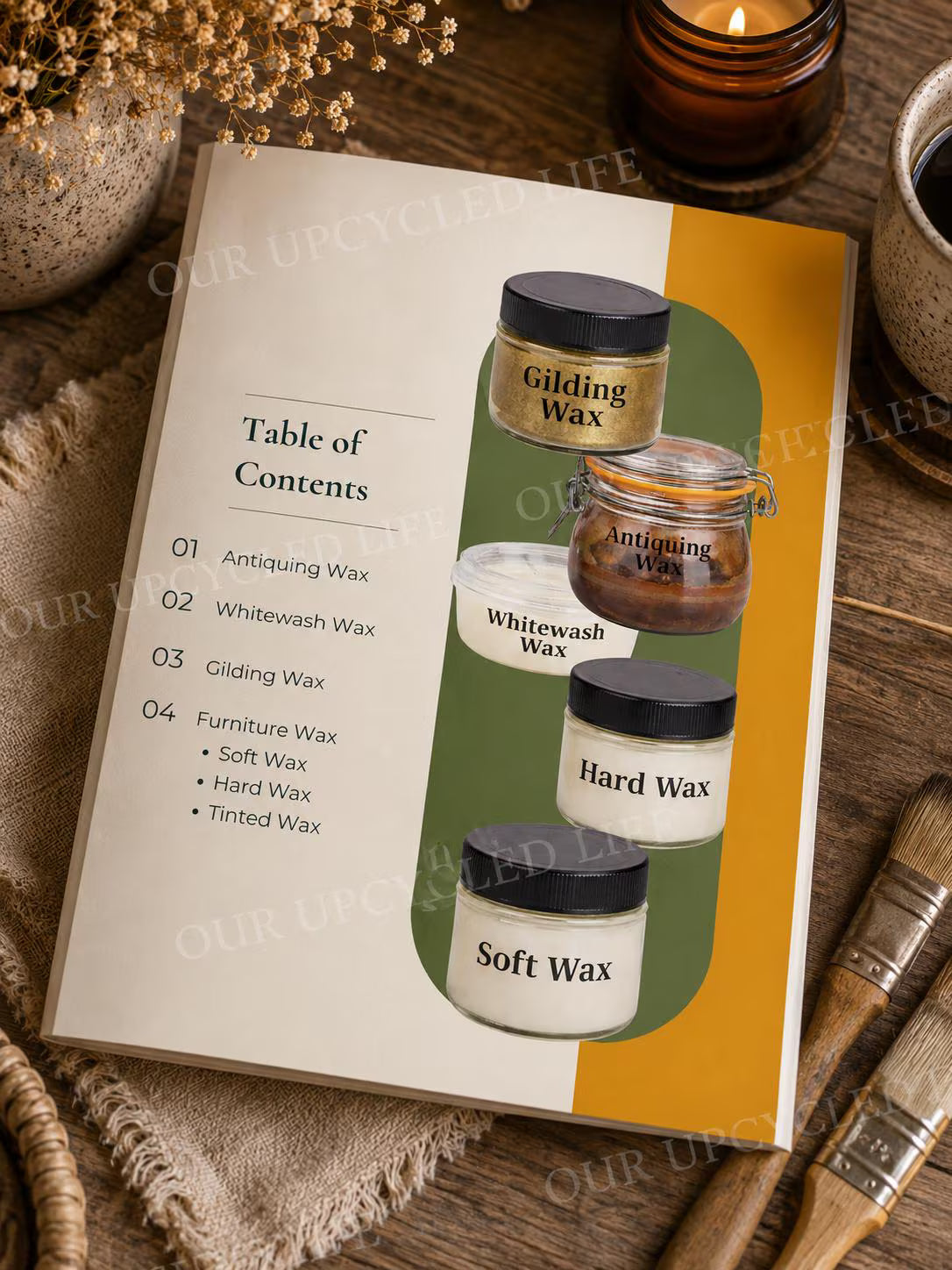 DIY Craft Recipe Bundle | Paint, Clay & Wax Recipes | Printable PDF